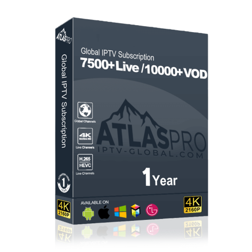 ATLAS PRO 12 MOIS - 1 écran 4K/FHD